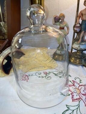 HUGE Vintage Bell Cloche 12" tall